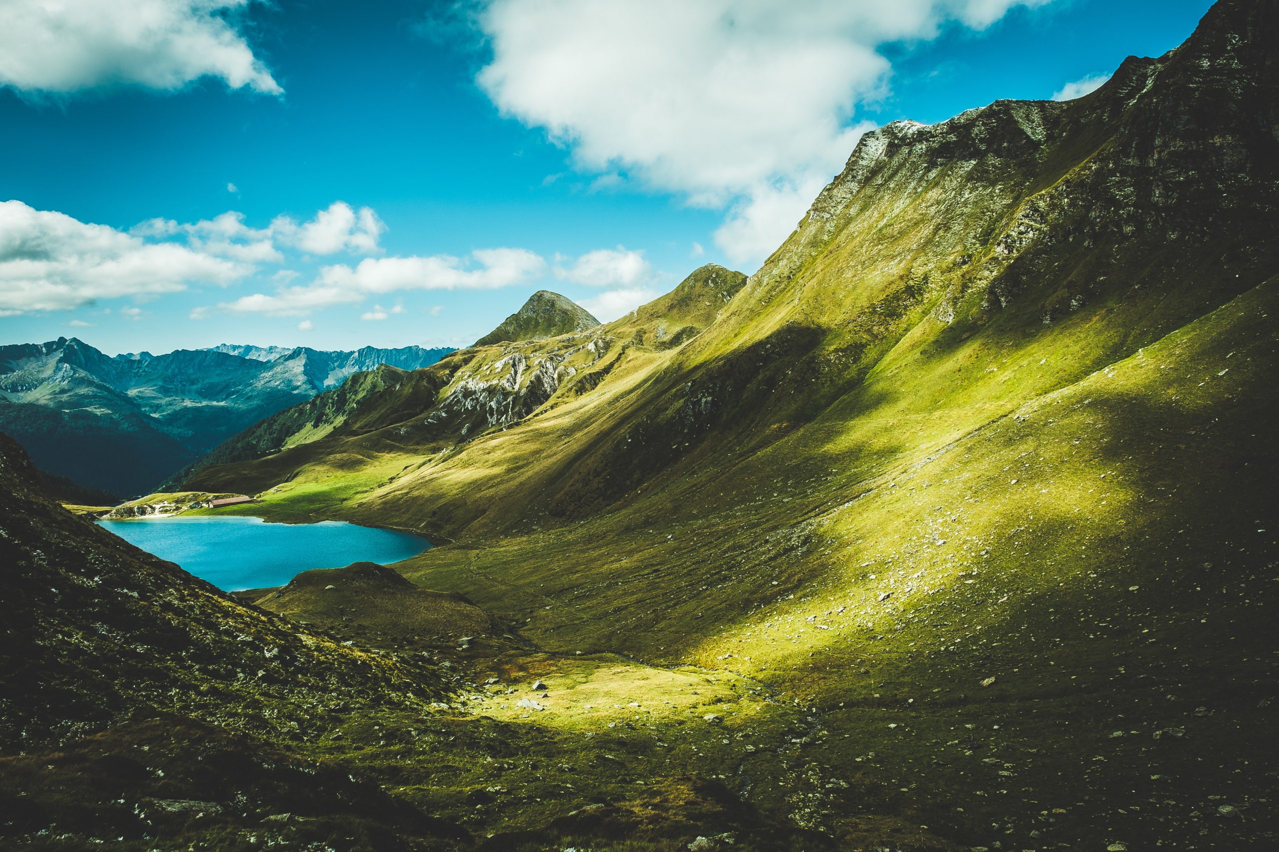 Green Mountains and valleys