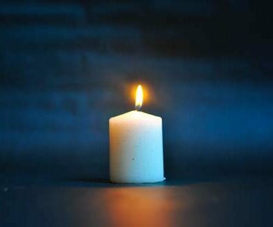 Candle in the darkness