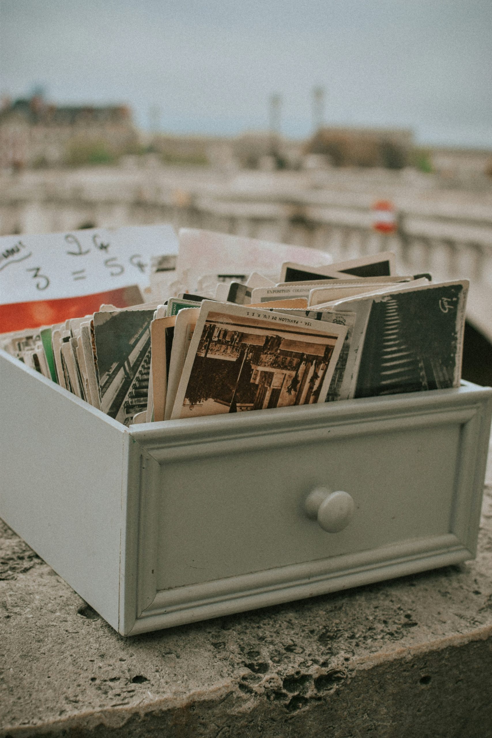 Drawer of photos